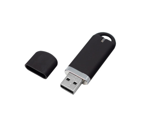 Флеш накопитель USB 2.0 Memo 32GB, пластик Софт Тач, черный/черный Флеш накопитель USB 2.0 Memo 32GB, пластик Софт Тач, черный/черный