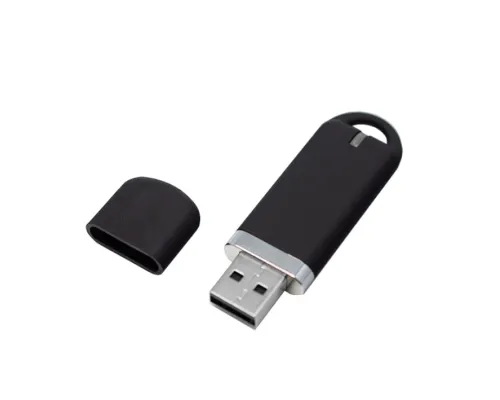 Флеш накопитель USB 2.0 Memo 32GB, пластик Софт Тач, черный/черный Флеш накопитель USB 2.0 Memo 32GB, пластик Софт Тач, черный/черный