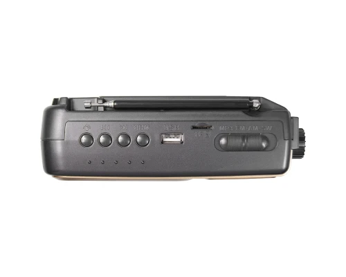 Ретро радио Heritage Melody,  Bluetooth, AM/FM/SW, LED-подсветкой, USB, TF и MP3-плеером, цвет светло-коричневый