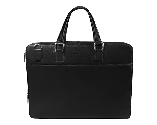 Портфель для ноутбука Stanford Leather из натуральной кожи, черный Портфель для ноутбука Stanford Leather из натуральной кожи, черный