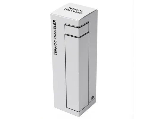Термос Traveler вакуумный, стальной, 500 мл, матовый, белый