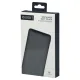 Внешний аккумулятор (powerbank)  «WeCharge Soft Touch»,  10 000 mAH, Power Delivery (PD) 25.5W, со светящимся логотипом после гравировки, c цифровым дисплеем для контроля заряда, черный