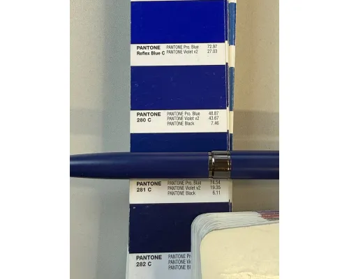 Ручка шариковая матовая Grand Diplomat металлическая, темно-синяя