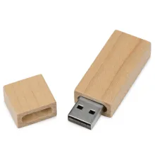 Флеш накопитель USB 2.0 Maple Square 16GB, клен, дерево/дерево