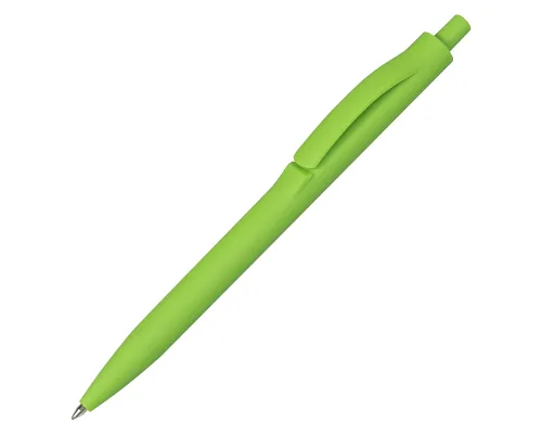 Ручка шариковая IGLA SOFT, пластиковая, софт-тач, зеленая