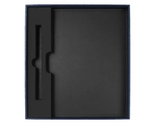 Коробка подарочная, размер 203*220*30 мм, Solution Gift Linen для ежедневника и ручки, темно-синяя Коробка подарочная, размер 203*220*30 мм, Solution Gift Linen для ежедневника и ручки, темно-синяя