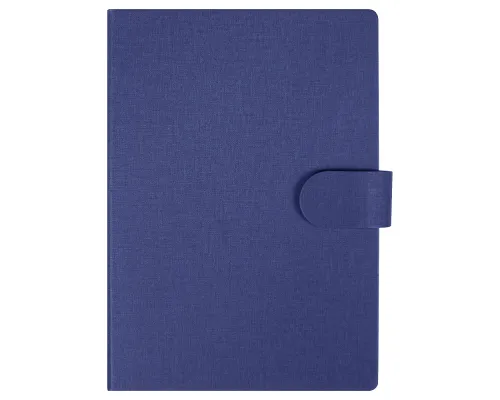 Блокнот А5 Tasmania, в твердой обложке с шариковой ручкой и стикерами, блок в линейку, синий