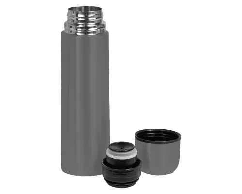 Термос вакуумный стальной Optimus  двухстеночный 500 мл, темно-серый