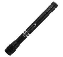 Фонарь телескопический Tools Flashlight, с магнитом, черный