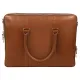 Портфель для ноутбука Vancouver Buffalino Leather из натуральной кожи, коричневый