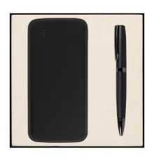 Набор подарочный Solution Prestige Duo (внешний аккумулятор, ручка), черный