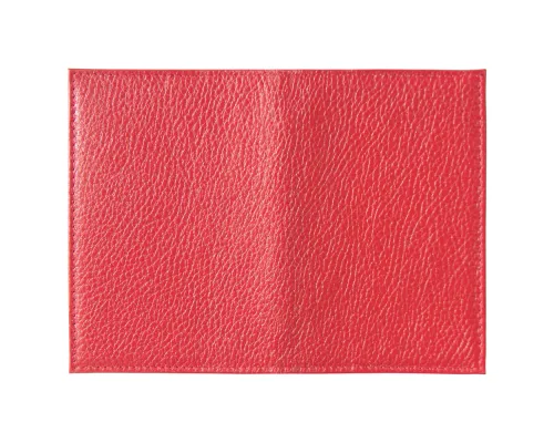 Обложка для автодокументов Leather Sky Flotter Sun из натуральной кожи, красная 4060С