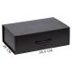 Подарочная коробка, размер 39*26,3*11 см, Solution Prestige Big Case  Fabrique с магнитным клапаном и ручкой , черная