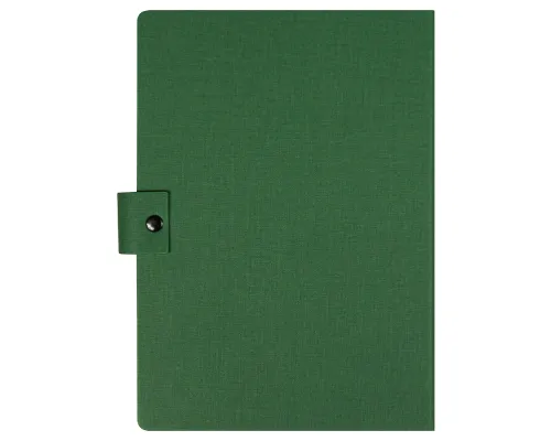 Блокнот А5 Tasmania,  в твердой обложке со стикерами в линейку, зеленый