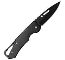 Брелок-нож карманный с карабином Tools Blackburn, черный