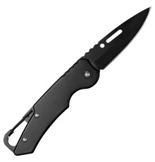 Брелок-нож карманный с карабином Tools Blackburn, черный