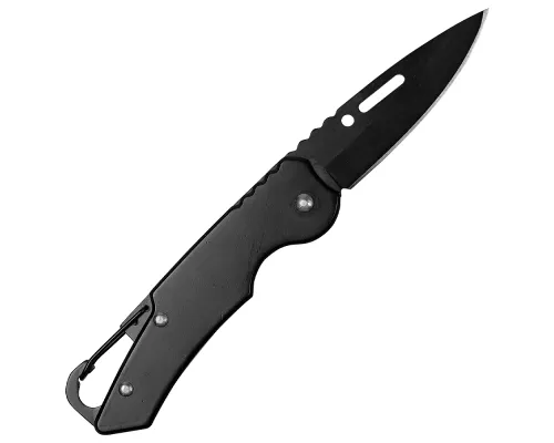 Брелок-нож карманный с карабином Tools Blackburn, черный