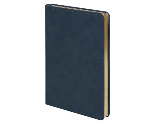 Ежедневник Urban Elegiya Ausone A5, темно-синий с золотистым, недатированный, в полугибкой обложке