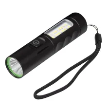 Фонарь Tools York, алюминиевый, аккумуляторный, с зарядкой type-c, черный