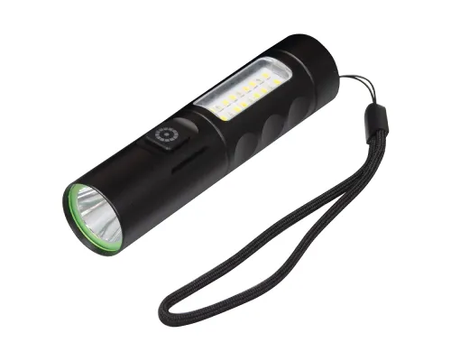 Фонарь Tools York, алюминиевый, аккумуляторный, с зарядкой type-c, черный