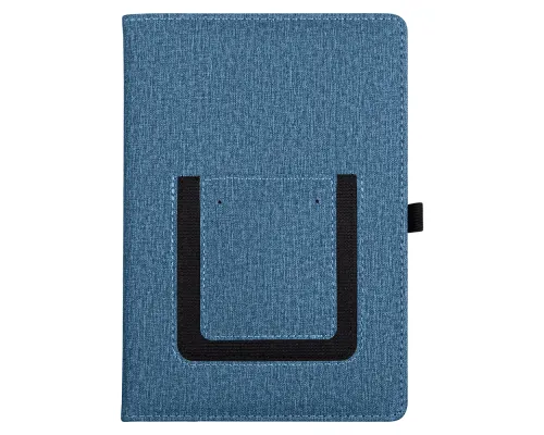 Ежедневник Smart Wallet Cambric A5, синий, недатированный, в твердой обложке с поролоном Ежедневник Smart Wallet Cambric A5, синий, недатированный, в твердой обложке с поролоном