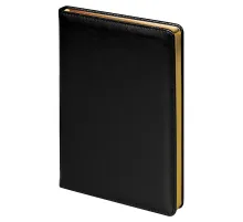 Ежедневник City Nebraska A5, недатированный, черный с золотом Ежедневник City Nebraska A5, недатированный, черный с золотом