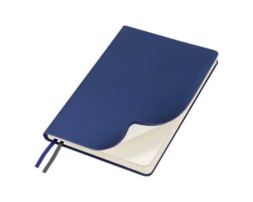 Ежедневник Flexy Soft Touch Latte А5, синий, недатированный, в гибкой обложке