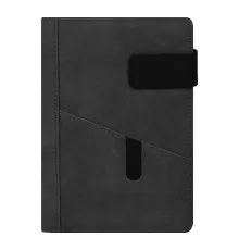 Ежедневник Smart New York Suede А5, черный, недатированный, в твердой обложке с поролоном, в подарочной коробке