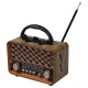 Ретро радио в стиле радиолы, диапазон частот  AM FM SW, USB, Bluetooth, Heritage Timeless, цвет светло-коричневый