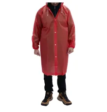Дождевик RainForest, унисекс, материал EVA, размер XL-XXL, красный
