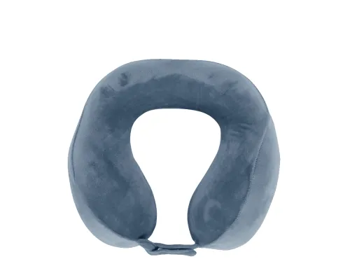 Подушка для путешествий MemoryFoam с эффектом памяти, синий