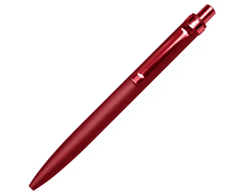 Ручка шариковая Shine Ray Soft touch алюминиевая, бордовая