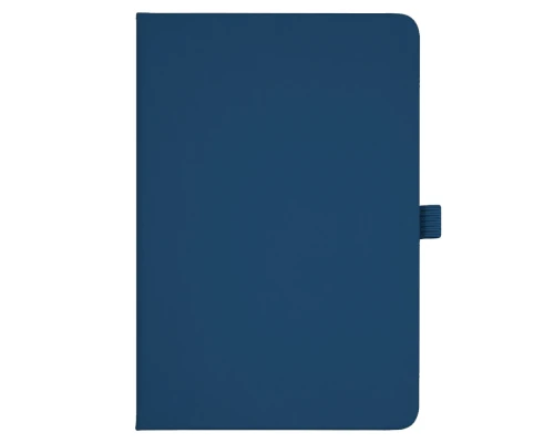 Блокнот Forest  Alfa Polo Soft А5, недатированный, в твердой обложке, с резинкой и петлей для ручки, темно-синий