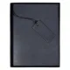 Ежедневник Flexy Foggia Leatherette B5, темно-синий, недатированный, в гибкой обложке в подарочной коробке