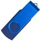 Флеш накопитель USB 2.0 Twister Сolor Mix 16GB, пластик Софт Тач/металл, темно-синий/синий