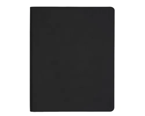 Еженедельник Flexy Latte Soft Touch Black Edition Color A4, черный с красным, датированный на 2026 г, в гибкой обложке