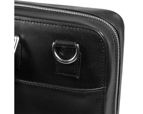 Портфель для ноутбука Stanford Leather из натуральной кожи, черный Портфель для ноутбука Stanford Leather из натуральной кожи, черный