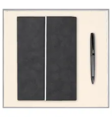 Набор подарочный Solution Prestige Duo (Ежедневник в суперобложке Country Galaxy Nuba A5+, Ручка шариковая матовая Prime), серый