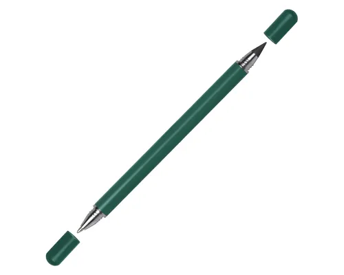 Ручка шариковая и вечный карандаш ETERNITY, металлическая, зеленая, матовая