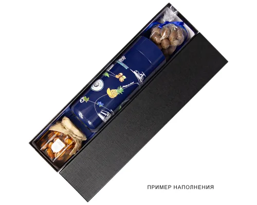 Коробка подарочная Solution, черная, размер 34,5*8*7,5 см Коробка подарочная Solution, черная, размер 34,5*8*7,5 см