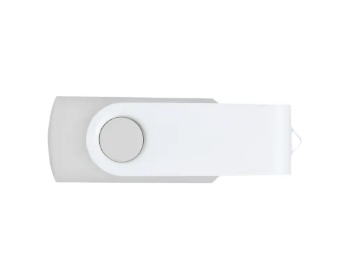 Флеш накопитель Twister 16GB, пластик Софт Тач/металл, белый/белый Флеш накопитель Twister 16GB, пластик Софт Тач/металл, белый/белый