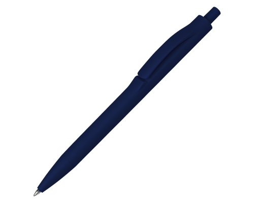 Ручка шариковая IGLA SOFT, пластиковая, софт-тач, темно-синяя Ручка шариковая IGLA SOFT, пластиковая, софт-тач, темно-синяя