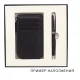 Коробка подарочная, размер 18*18*2 см, Solution Superior Linen, черная, бежевый ложемент под ручку и прямоугольный предмет