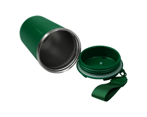 Термокружка Zencup вакуумная, стальная, 380 мл, зеленая