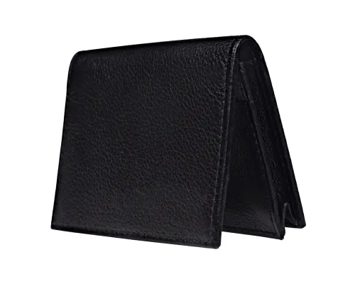 Футляр для кредитных карт и визиток из натуральной кожи Leather Land, черный