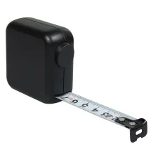 Рулетка Tools Master, 3 метра, черная, пластиковая
