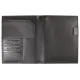 Суперобложка из натуральной кожи Universal leather размер А5+ , черная