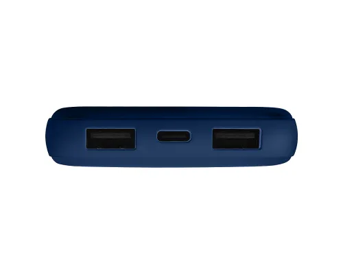 Внешний аккумулятор «Universal», 10 000 mAH, 5V 2.4 A, темно-синий