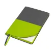 Ежедневник Flexy Smart Harbor Nuba Billy А5, темно-серый/салатовый, недатированный, в гибкой обложке