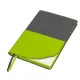 Ежедневник Flexy Smart Harbor Nuba Billy А5, темно-серый/салатовый, недатированный, в гибкой обложке